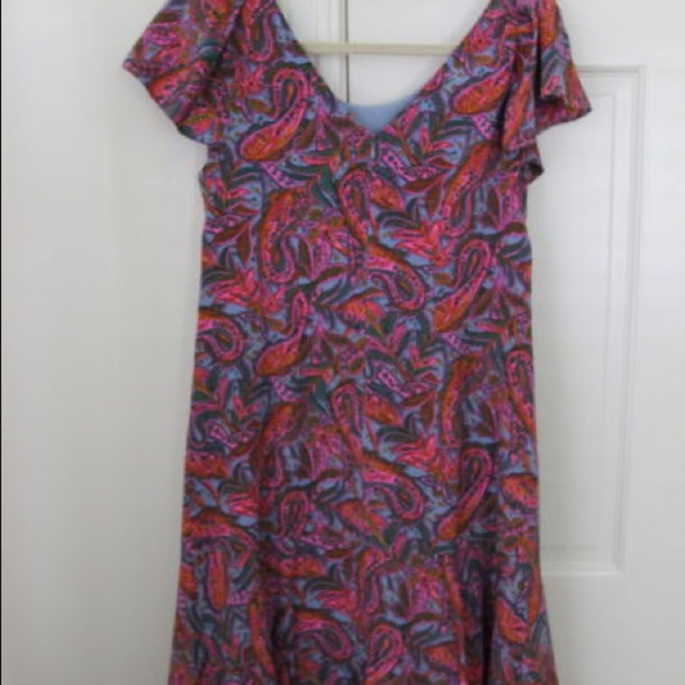 Jcrew paisley print dress size 6